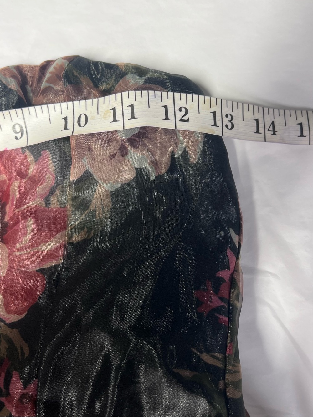 Lulus Truly Extraordinary Black Floral Organza Strapless Maxi Dress Size XS NWT - Picture 8 of 11